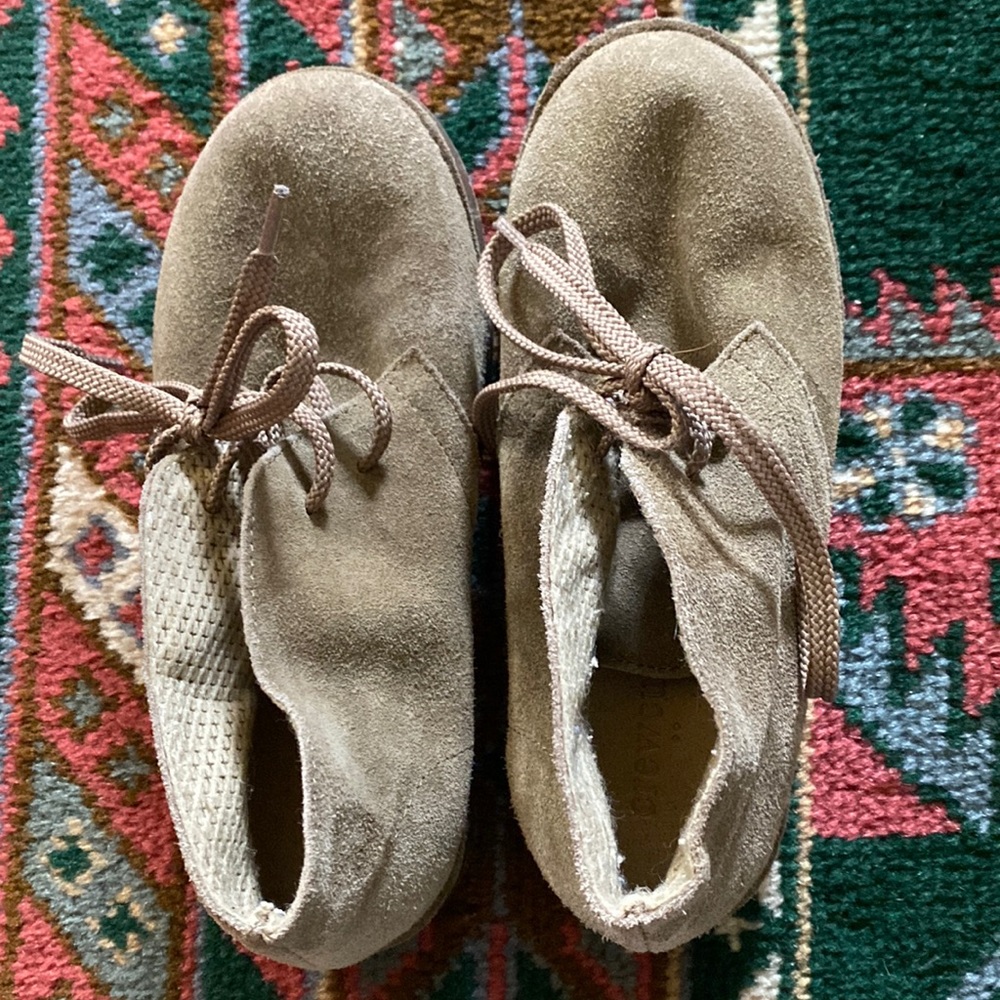 Kids JCREW crewcuts brown shoes